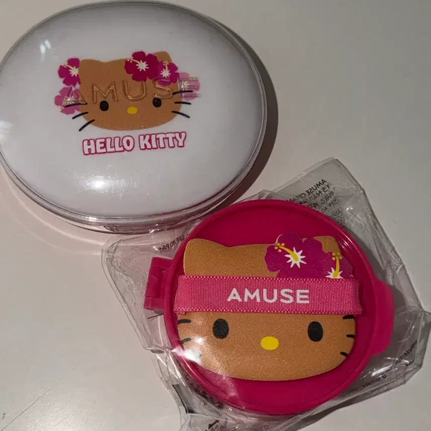 [BUNJANG] AMUSE Ceramic Perfecter Cushion - Tanning Kitty Edition 1.5 Refill + Case / 어뮤즈 세라믹 퍼펙터 쿠션 태닝키티 에디션 1.5호 리필+케이스