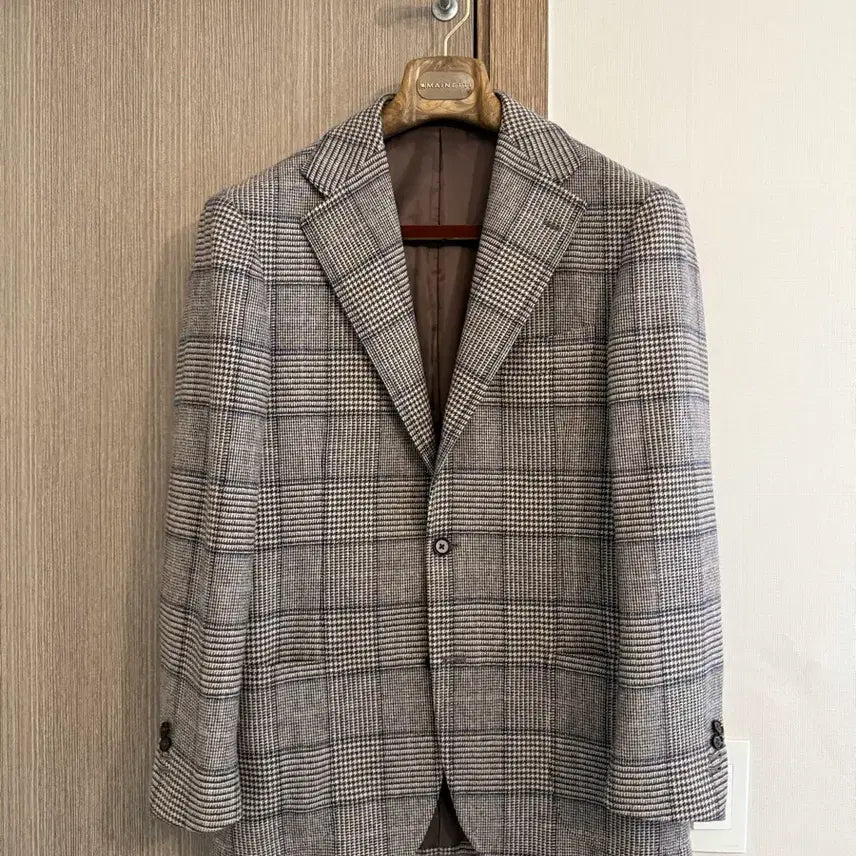 [BUNJANG] Andre Seoul Fox Brothers Check Jacket (Size 50) / 안드레아서울 폭스브라더스 체크자켓 50사이즈
