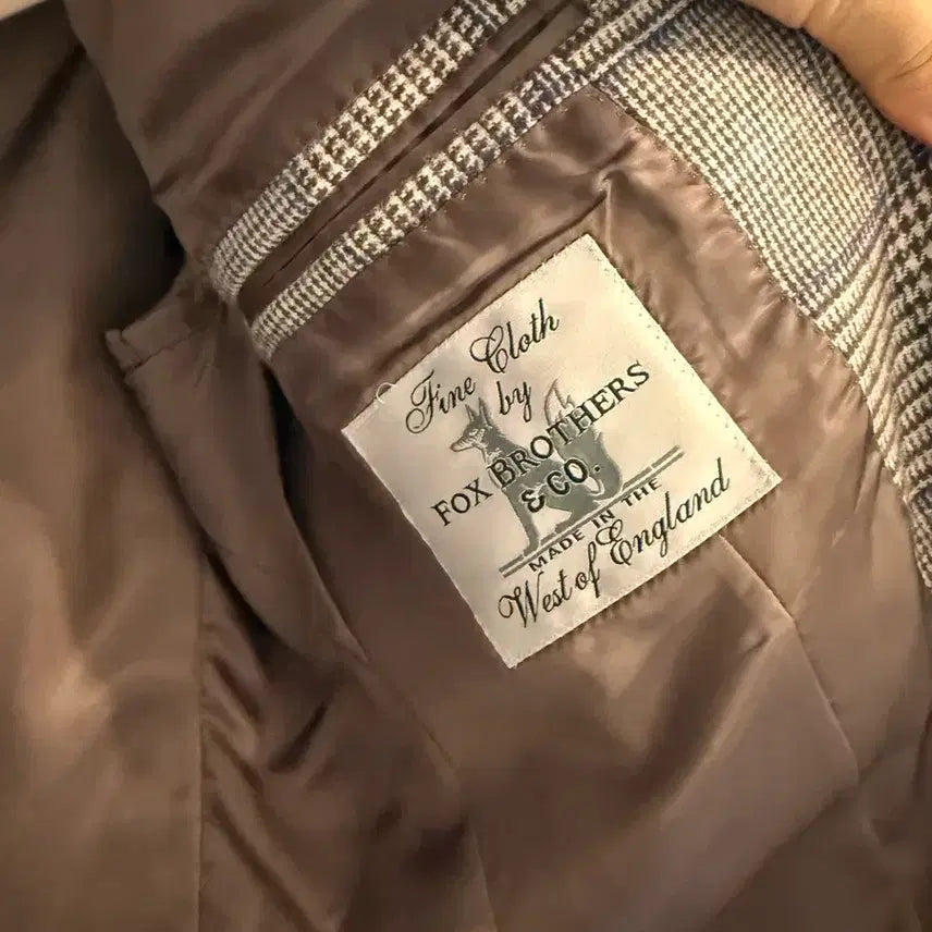 [BUNJANG] Andre Seoul Fox Brothers Check Jacket (Size 50) / 안드레아서울 폭스브라더스 체크자켓 50사이즈
