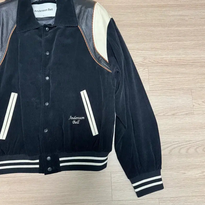 [BUNJANG] Anderson Bell Corduroy Varsity Jacket / [L] 앤더슨벨 코듀로이 바시티 자켓