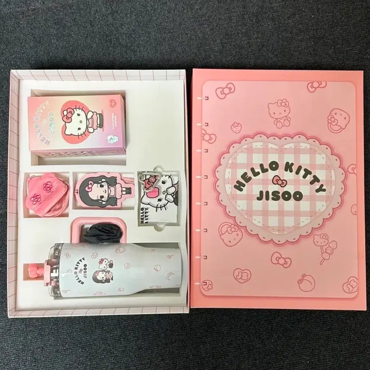 [BUNJANG] Blackpink Jisoo Hello Kitty Collaboration Merch Set / 헬로키티 지수 콜라보 굿즈 세트