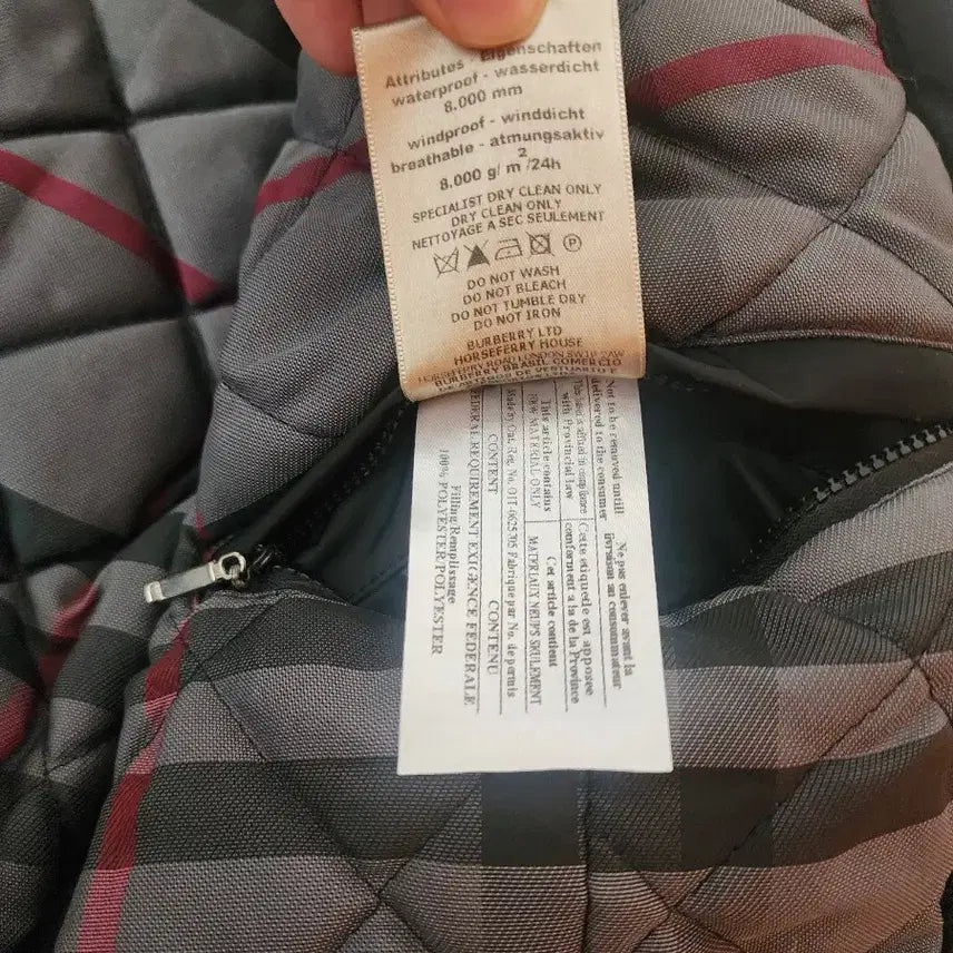 [BUNJANG] Burberry Black Jacket Padded / 버버리 브릿 블랙 자켓 패딩 팝니다.