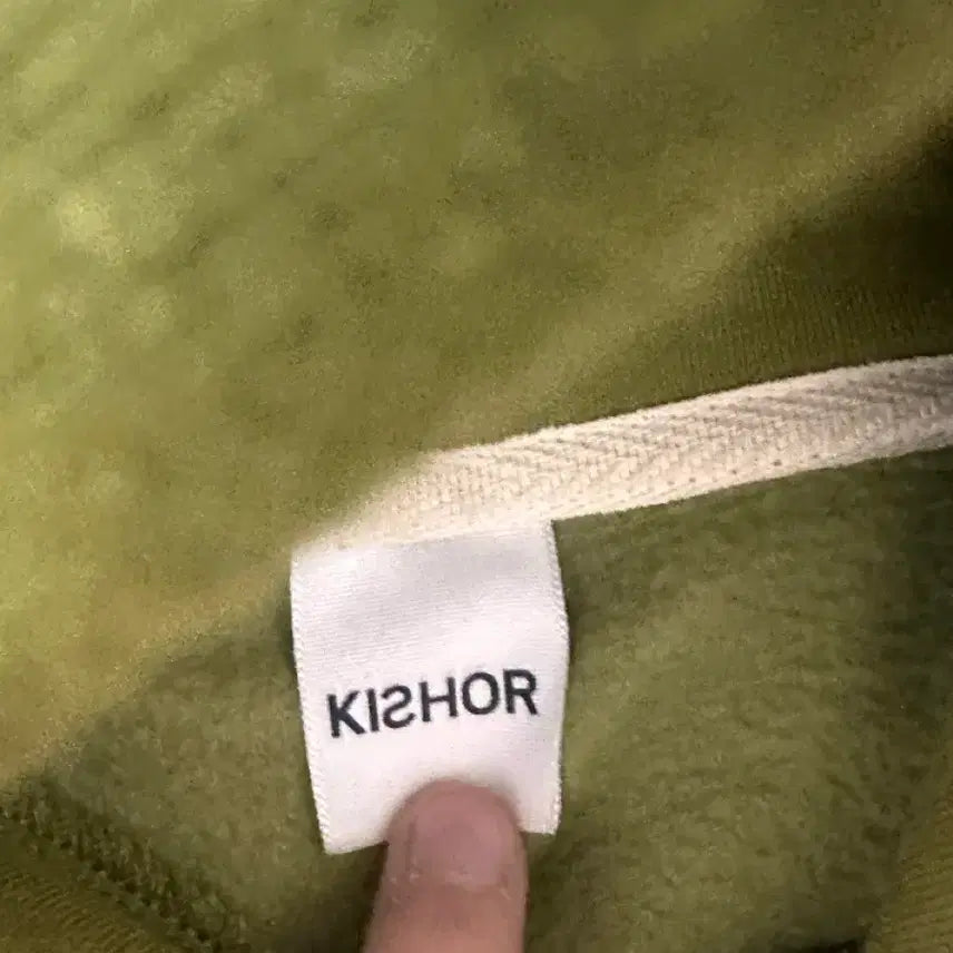 [BUNJANG] Kishore Olive Hoodie M / 키쇼르 후드티 올리브 M