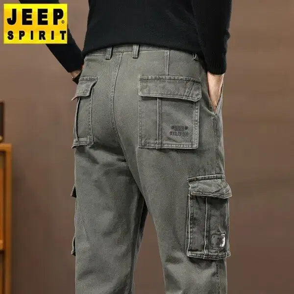 [BUNJANG] Jeep Spirit Autumn Winter Overalls Cargo Pants / JEEP SPIRIT 가을 겨울 오버올 남성 오버올 남성 카고바지