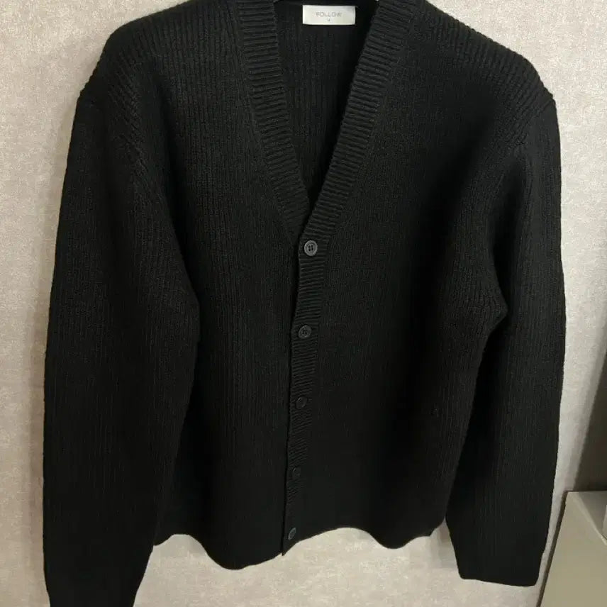 [BUNJANG] Black M Cardigan / 남자 가디건 블랙 M 새상품