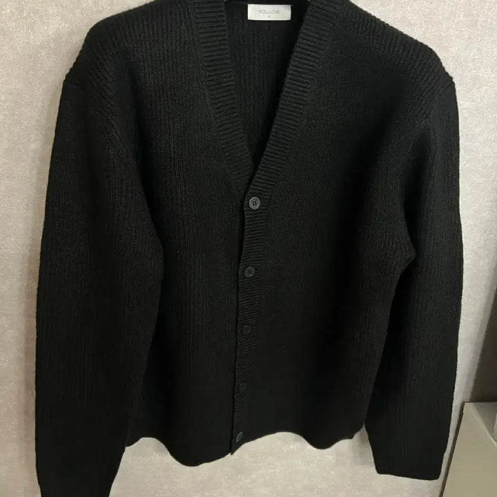 [BUNJANG] Black M Cardigan / 남자 가디건 블랙 M 새상품