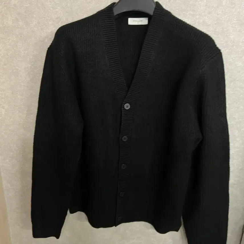 [BUNJANG] Black M Cardigan / 남자 가디건 블랙 M 새상품