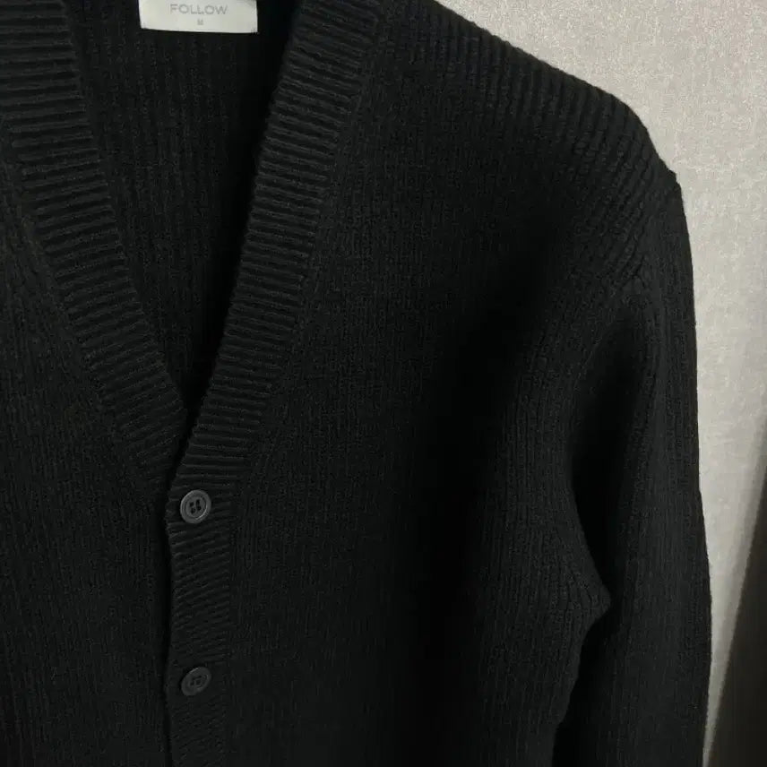 [BUNJANG] Black M Cardigan / 남자 가디건 블랙 M 새상품