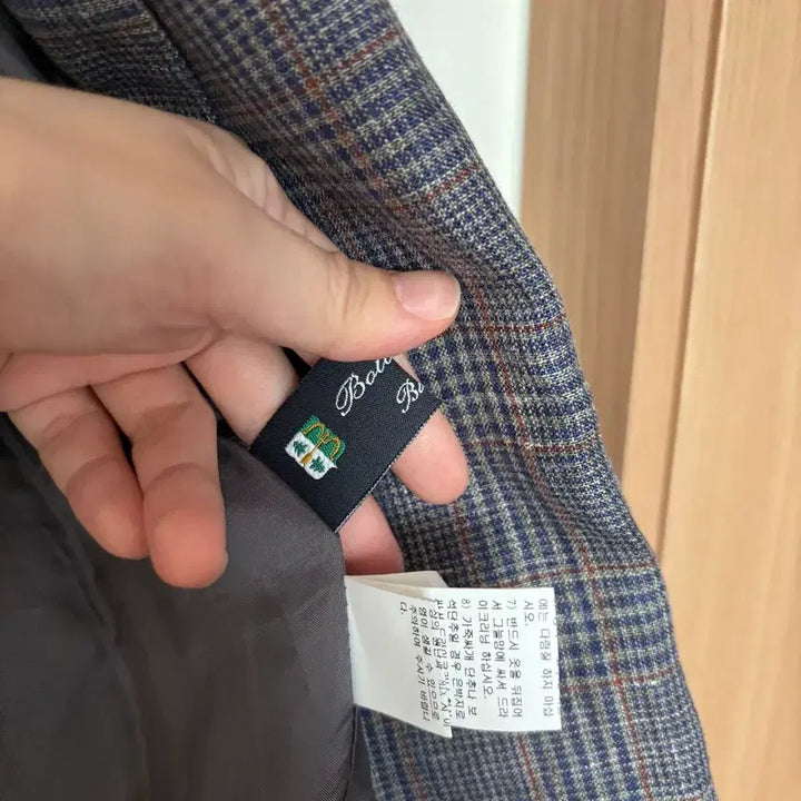 [BUNJANG] TIME Italian Linen Blazer / TIME 타임 79만원대 메인 이태리 린넨 자켓 체크 결혼식 하객룩 출근