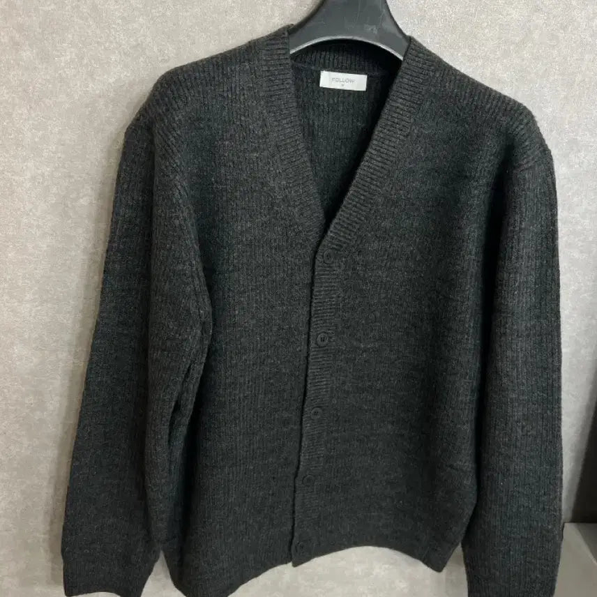 [BUNJANG] M Charcoal Cardigan / 남자 차콜 가디건 M 새상품