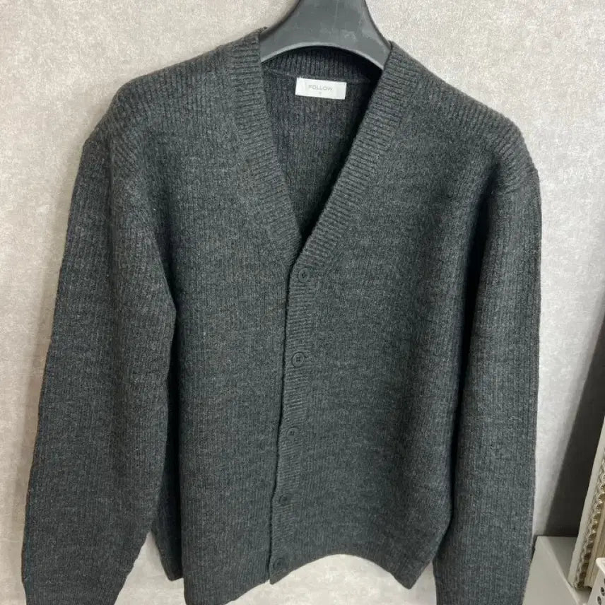 [BUNJANG] M Charcoal Cardigan / 남자 차콜 가디건 M 새상품