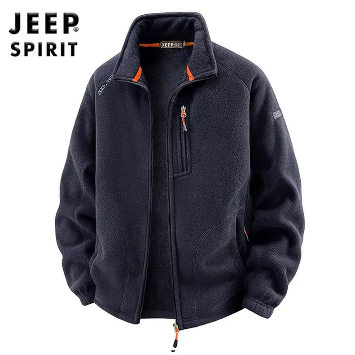 [BUNJANG] JEEP SPIRIT Fleece Zip-Up Jacket / JEEP SPIRIT 남성용 가을 겨울 점퍼 루즈핏 후리스 집업 자켓