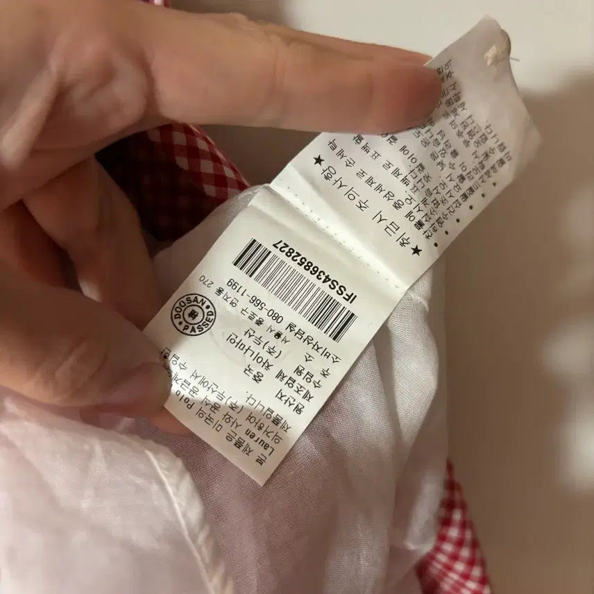 [BUNJANG] Polo Gingham Check Sleeveless Dress / 폴로 polo 고방체크 휴양지 휴가룩 뷔스티에 나시슬리브리스 민소매원피스