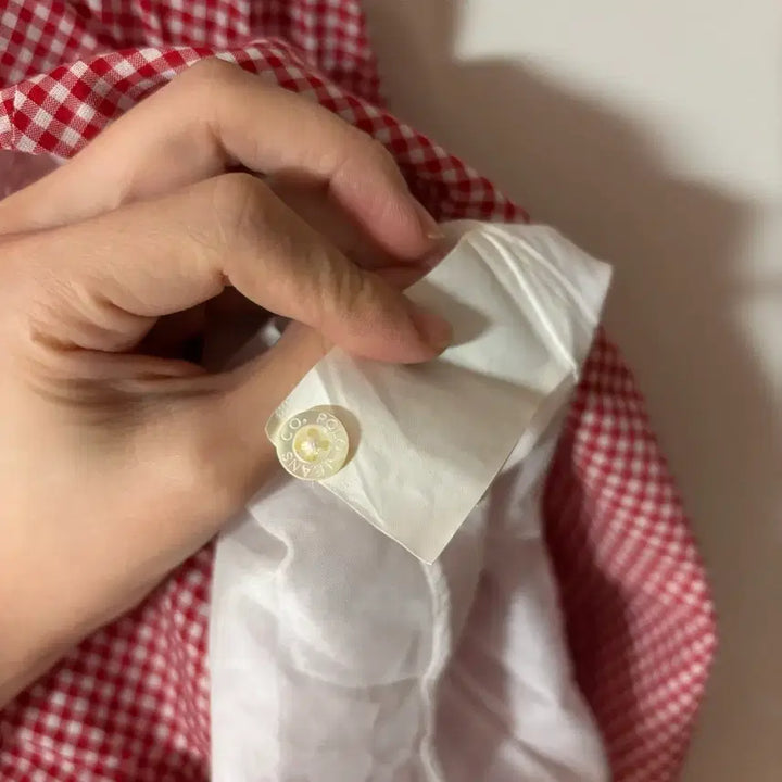 [BUNJANG] Polo Gingham Check Sleeveless Dress / 폴로 polo 고방체크 휴양지 휴가룩 뷔스티에 나시슬리브리스 민소매원피스