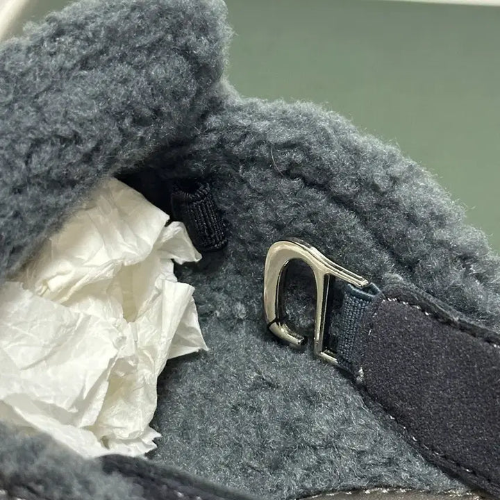 [BUNJANG] Fommel Camale Bow Fur Boots - Gray / 포멜카멜레 보우 퍼부츠 235mm