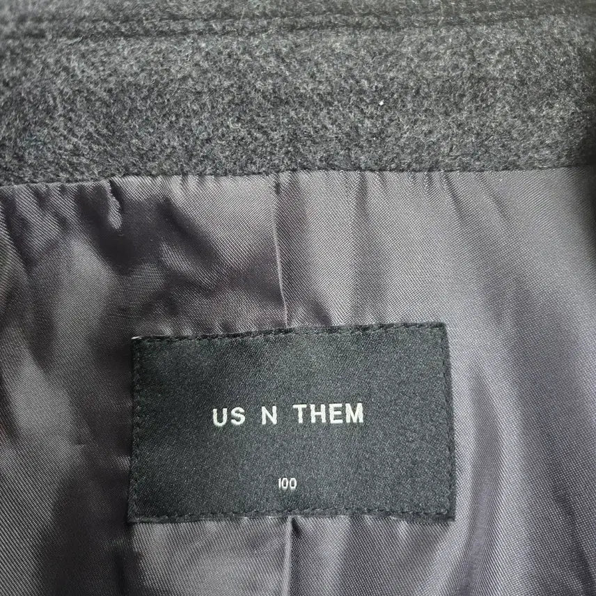 [BUNJANG] US N THEM Gray Wool Coat / US N THEM 그레이 모직 코트