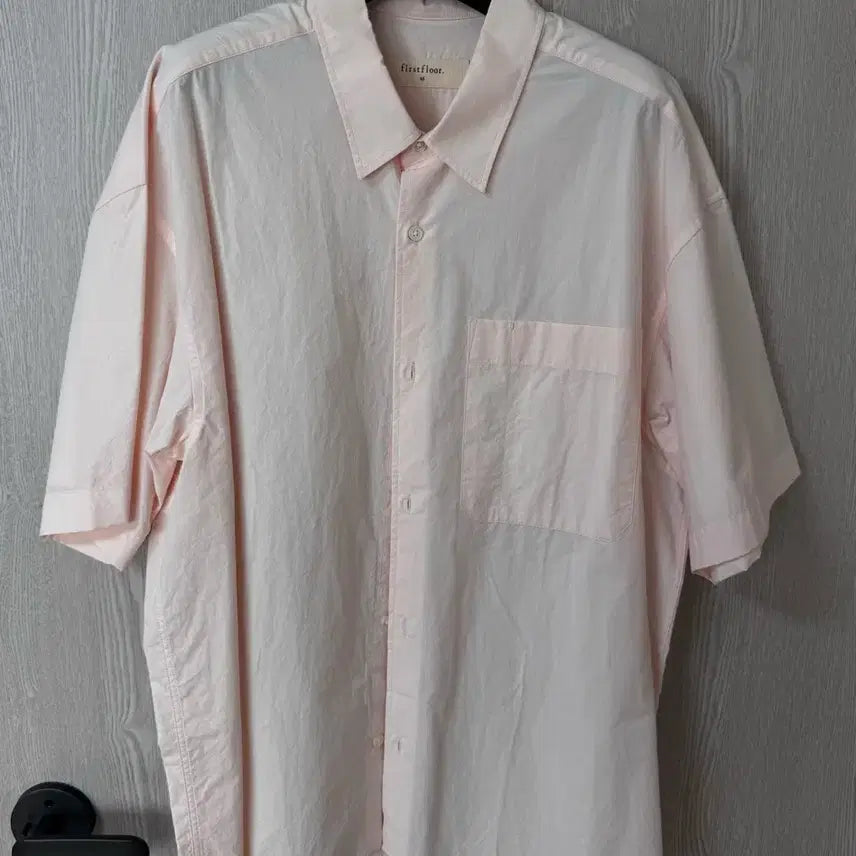 [SOLD OUT] 퍼스트플로어 반팔 셔츠 46 딸기우유