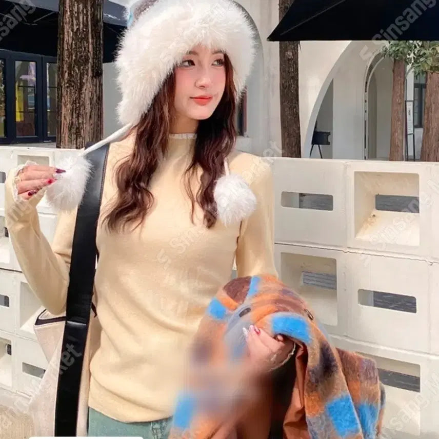 [BUNJANG] Lace Ribbed Spantee / 레이스 골지 스판티