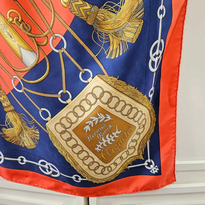 [BUNJANG] Hermes Cliquetis Silk Scarf Carre 90 / 에르메스(Hermes) 실크 빈티지스카프 까레 90