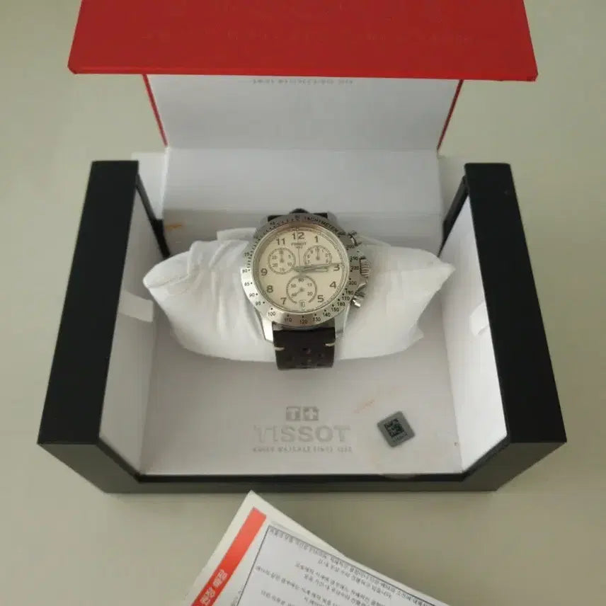 [BUNJANG] Tissot V8 Chronograph Watch / 네고가능 풀박 정가 60 티쏘 V8 크로노그래프 100미터 방수 가죽시계