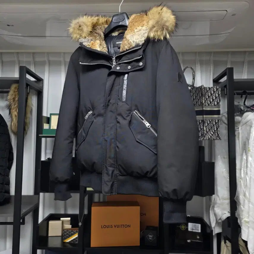 [BUNJANG] Mackage Dixon Brown Fur Short Down Jacket / {클로젯}[40][22F/w]맥케이지 딕슨 브라운퍼 숏 다운 패딩