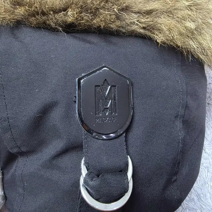 [BUNJANG] Mackage Dixon Brown Fur Short Down Jacket / {클로젯}[40][22F/w]맥케이지 딕슨 브라운퍼 숏 다운 패딩