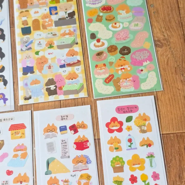 [BUNJANG] Juice Cat Character Sticker Set / 10,800>6천원판매!!주스님 귀여운고양이 캐릭터 인스 씰스티커
