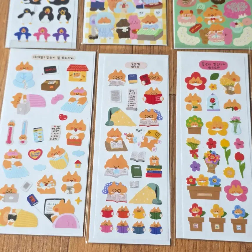 [BUNJANG] Juice Cat Character Sticker Set / 10,800>6천원판매!!주스님 귀여운고양이 캐릭터 인스 씰스티커