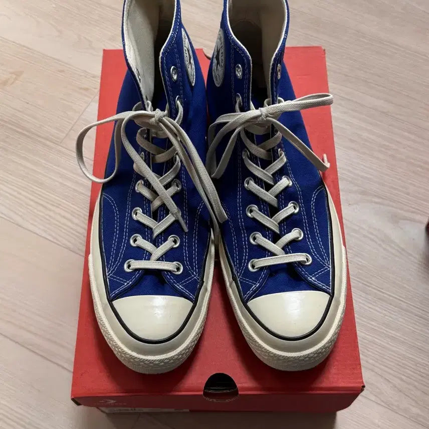 [BUNJANG] Converse Chuck 70 High Vintage Canvas Rush Blue 290 / 컨버스 척 70 하이 빈티지 캔버스 러쉬블루 290