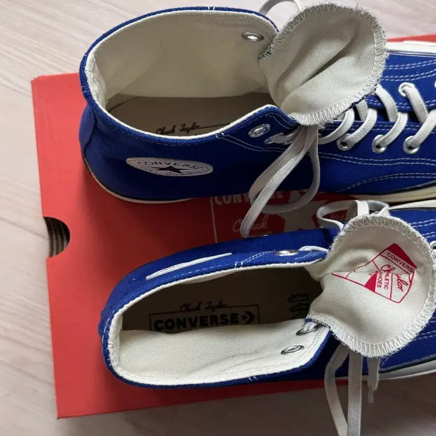 [BUNJANG] Converse Chuck 70 High Vintage Canvas Rush Blue 290 / 컨버스 척 70 하이 빈티지 캔버스 러쉬블루 290