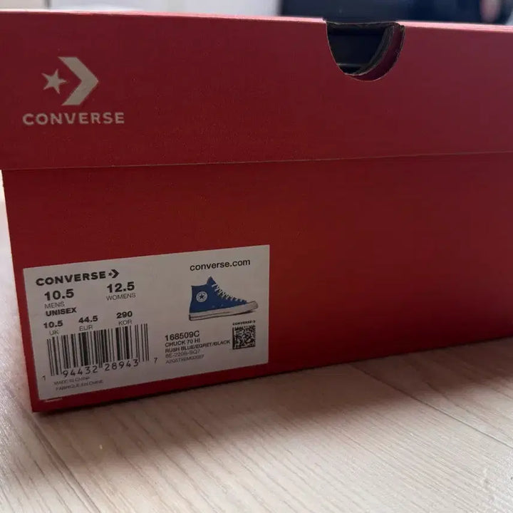 [BUNJANG] Converse Chuck 70 High Vintage Canvas Rush Blue 290 / 컨버스 척 70 하이 빈티지 캔버스 러쉬블루 290