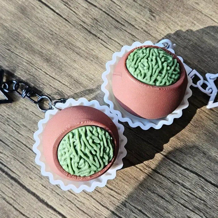 [BUNJANG] Duzzeonku Clicker Keyring / 두쫀쿠 클릭커 키링