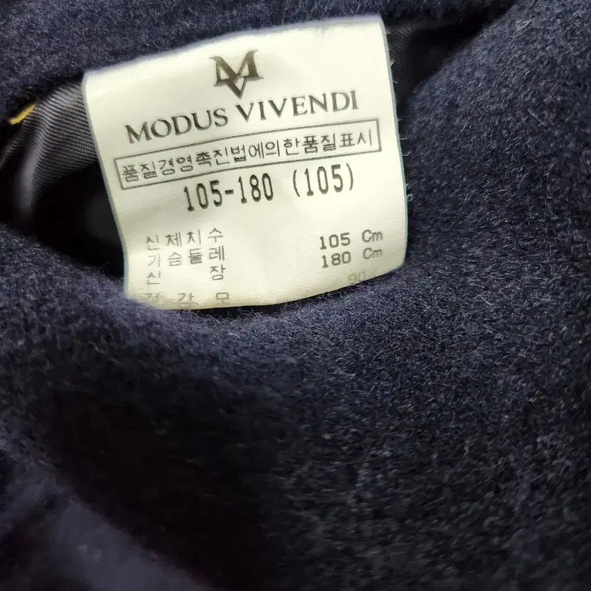 [BUNJANG] Modus Vivendi Navy Coat Jacket / 모두스비벤디 네이비 코트 자켓 105사이즈 k388