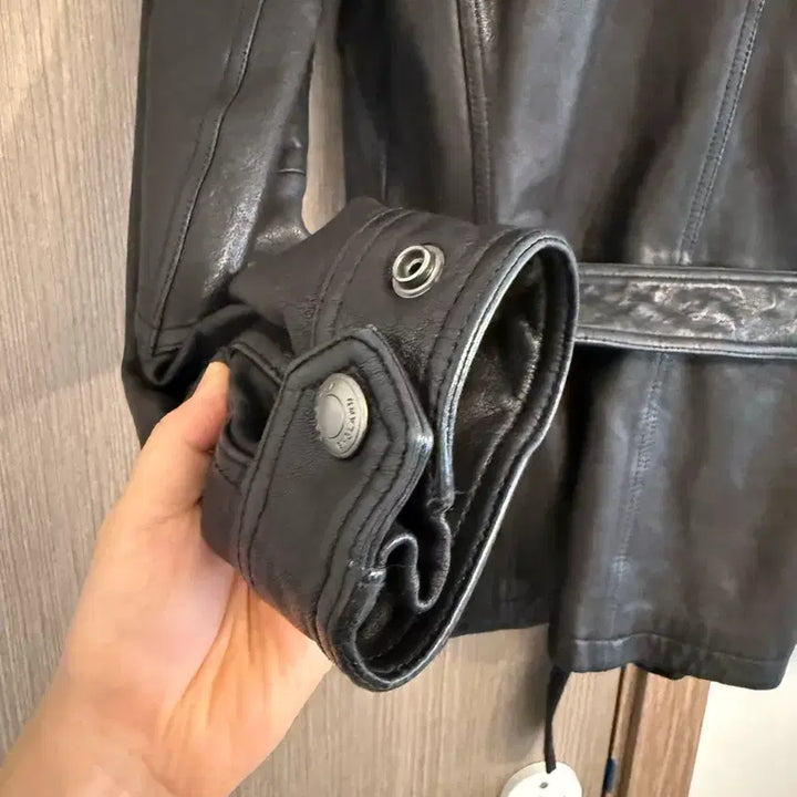 [BUNJANG] Belstaff Leather Jacket 46 / 벨스타프 블랙 레더자켓 46사이즈