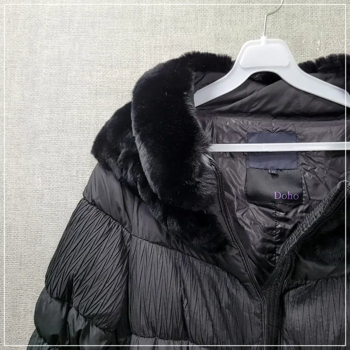 [SOLD OUT] 6f. DOHO 블랙 주름볼륨 구스롱패딩 여성66