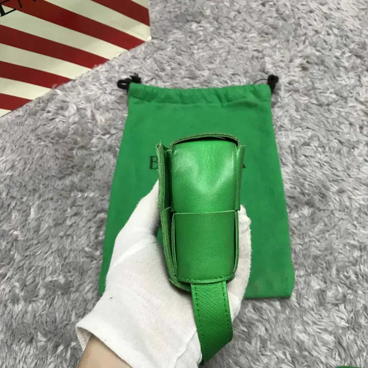 [BUNJANG] Closet Bottega Veneta Mini Cassette Bag - Green / {클로젯}[더스트 구성]보테가베네타 미니 카세트백 그린