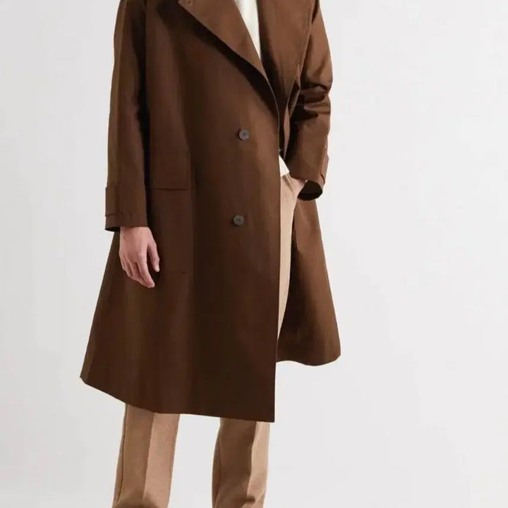 [BUNJANG] Studio Nicholson Delum Bonded Double Lapel Mac Coat M / 스튜디오니콜슨 델룸 본디드 더블 라펠 맥코트 M