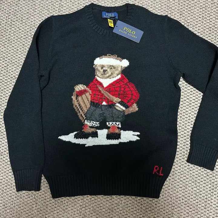 [BUNJANG] Polo Boys Bear Knit Sweater / 폴로 보이즈 베어 니트