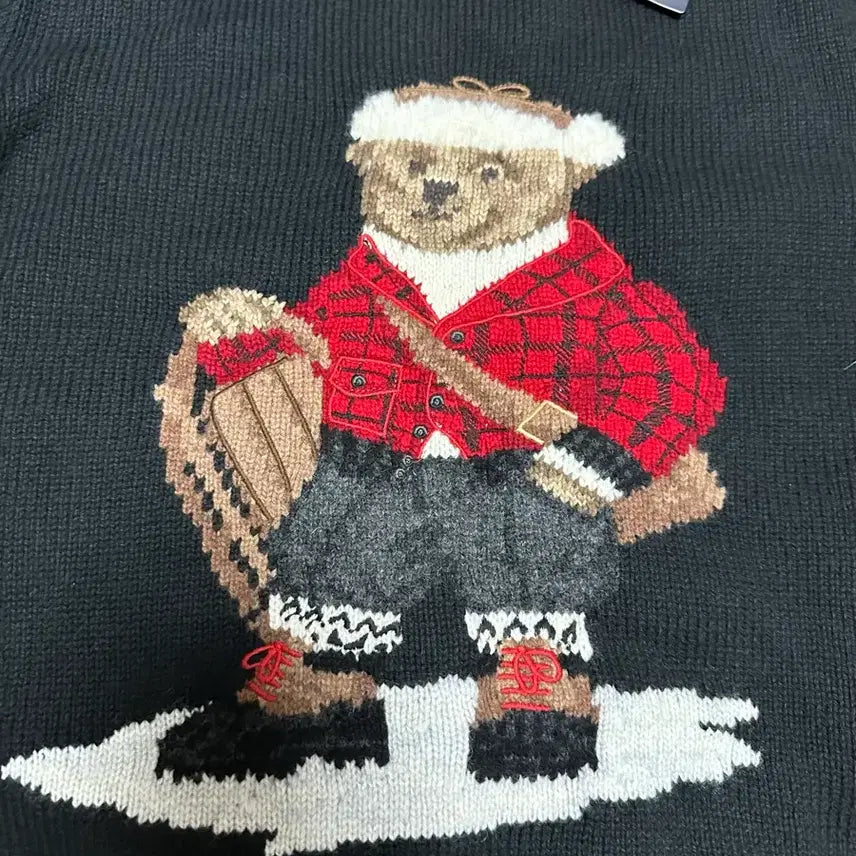 [BUNJANG] Polo Boys Bear Knit Sweater / 폴로 보이즈 베어 니트