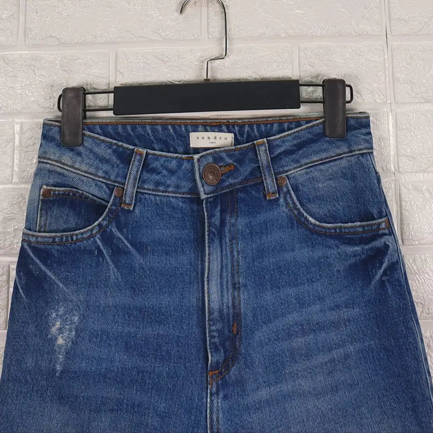 [BUNJANG] Sandro Semi-Baggy Fit Jeans / [36]산드로 정품 세미 배기핏 청바지