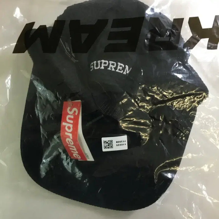 [BUNJANG] Supreme Seersucker S Logo Cap / 슈프림 시어서커 S로고 캡 모자 24SS 미착용 새상품