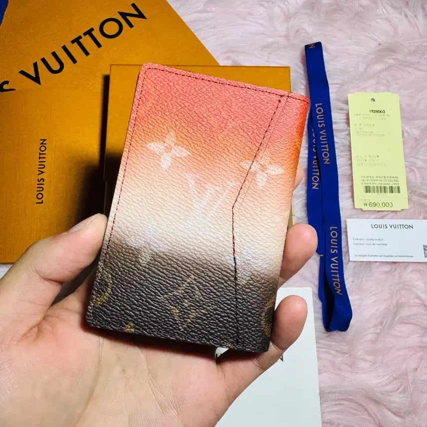 [BUNJANG] Louis Vuitton 2026 Pigment Orange Organizer Full Package / [OS,미사용] 루이비통 26년 피그먼트 오렌지 오거나이저 풀구성품