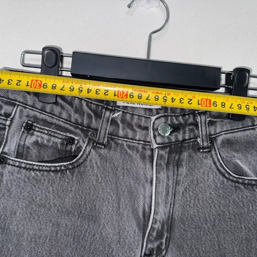 [BUNJANG] Piece Worker Grey Denim Pants / 피스워커 그레이 데님팬츠