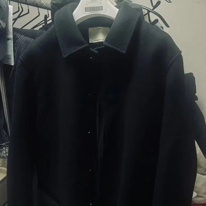 [BUNJANG] Pottery Melton Wool Mac Coat / (1) 포터리 멜튼 울 맥코트 블랙