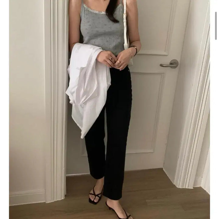 [BUNJANG] Free Love Seed Black High-Waist Denim Jeans (Size S) / 프리러브 시드 블랙 하이웨스트 데님 S