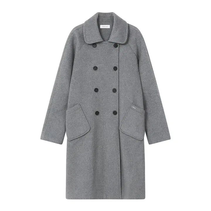 [SOLD OUT] 미세키서울 더블버튼 롱코트 조이현코트