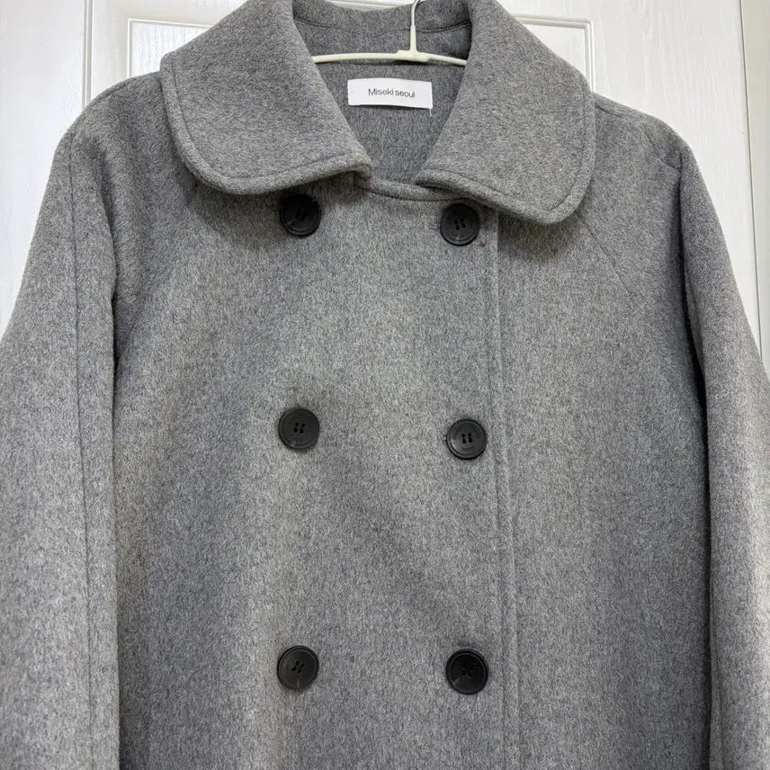 [SOLD OUT] 미세키서울 더블버튼 롱코트 조이현코트