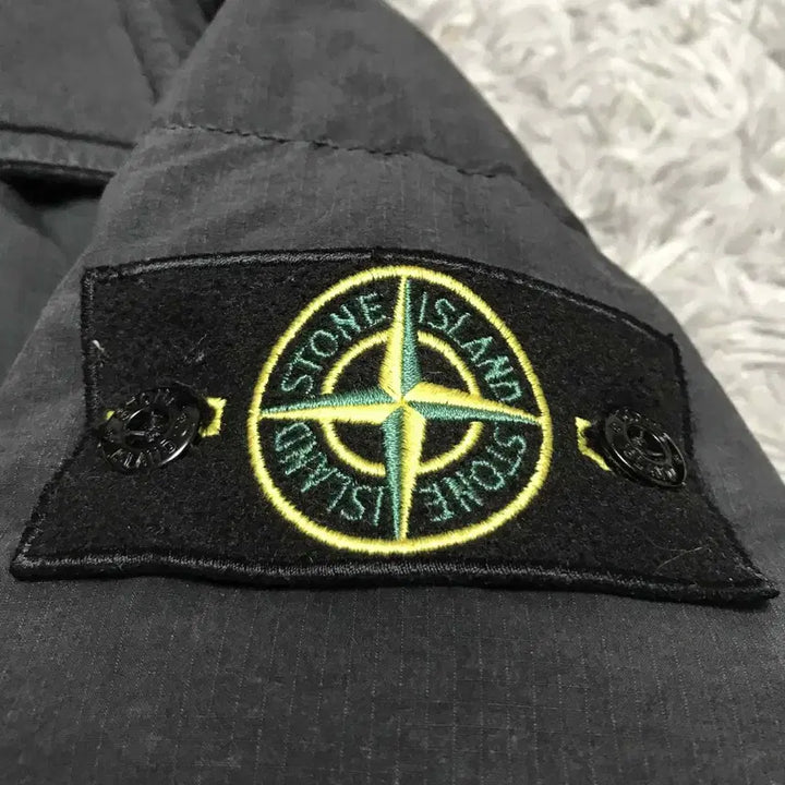 [BUNJANG] Stone Island Cotton Nylon Ripstop Down Pea Coat / {클로젯}[S][백화점판]스톤아일랜드 코튼 나일론 립스탑 다운 피코트