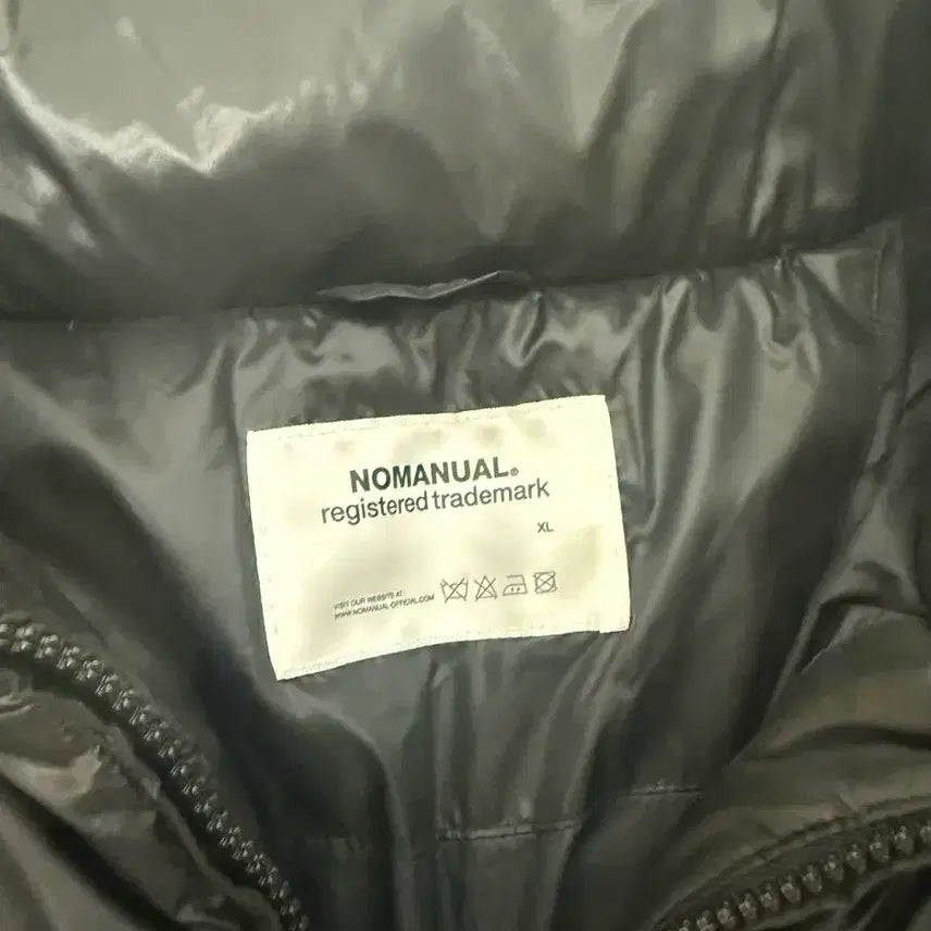 [BUNJANG] No.manual Duck Down Padded Jacket Black XL / 노매뉴얼 덕다운 패딩 블랙 XL
