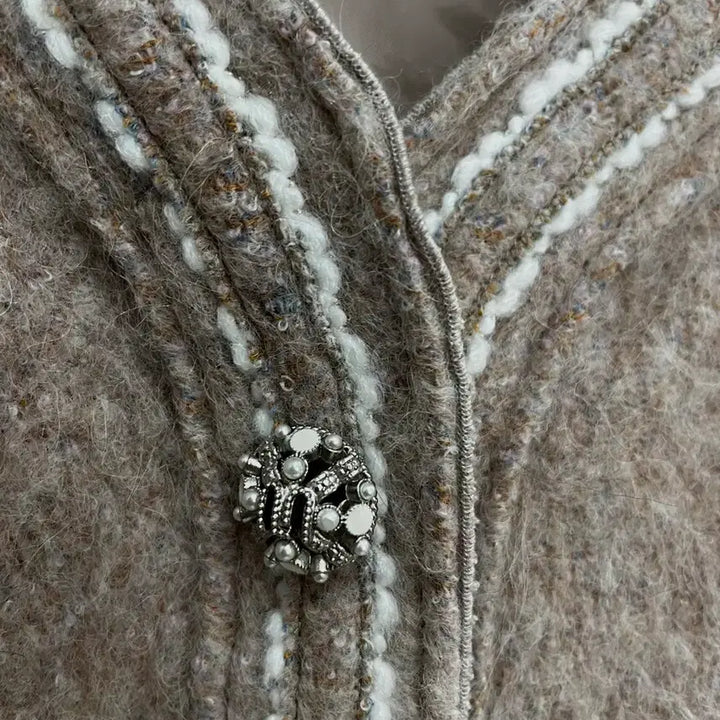 [BUNJANG] Hansem Mine Alpaca Blended Knit Jacket / 한섬마인 알파카 블렌디드 니트자켓